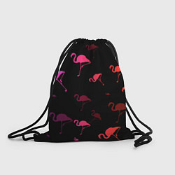 Рюкзак-мешок Фламинго, цвет: 3D-принт