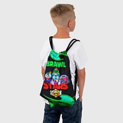 Рюкзак-мешок BRAWL STARS Пламя, цвет: 3D-принт — фото 2