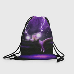 Рюкзак-мешок Кот и Молнии, цвет: 3D-принт