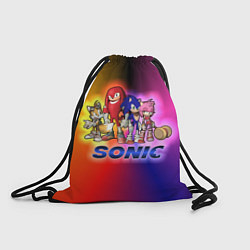 Рюкзак-мешок Команда Соника, цвет: 3D-принт