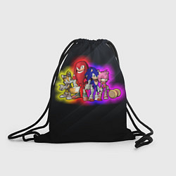 Рюкзак-мешок Соник и команда, цвет: 3D-принт