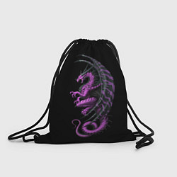 Рюкзак-мешок Purple Dragon, цвет: 3D-принт