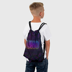 Рюкзак-мешок Little Big: UNO, цвет: 3D-принт — фото 2