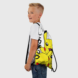 Рюкзак-мешок ПИКАЧУ, цвет: 3D-принт — фото 2