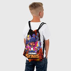Рюкзак-мешок BRAWL STARS BROCK, цвет: 3D-принт — фото 2