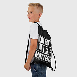 Рюкзак-мешок TOKENS LIFE MATTERS, цвет: 3D-принт — фото 2