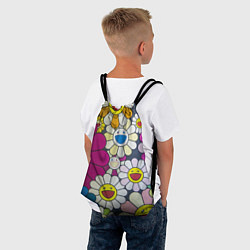 Рюкзак-мешок Цветы Ромашки, цвет: 3D-принт — фото 2