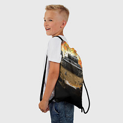 Рюкзак-мешок ТАНКИ, цвет: 3D-принт — фото 2