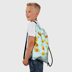 Рюкзак-мешок Птицы, цвет: 3D-принт — фото 2