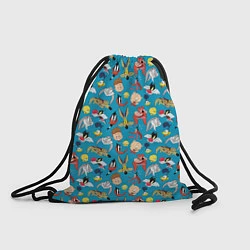 Рюкзак-мешок Looney Tunes, цвет: 3D-принт