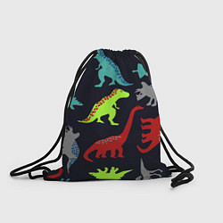 Рюкзак-мешок Динозавры, цвет: 3D-принт