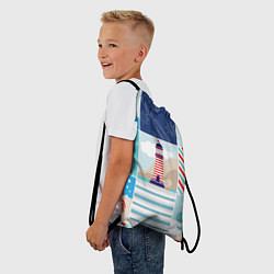 Рюкзак-мешок Моряк, цвет: 3D-принт — фото 2