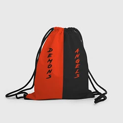 Рюкзак-мешок AngelsDemons, цвет: 3D-принт