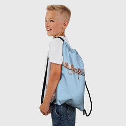 Рюкзак-мешок Совы на ветке, цвет: 3D-принт — фото 2