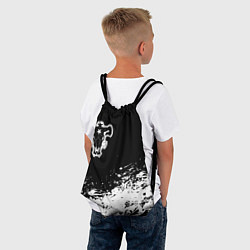 Рюкзак-мешок Черный Клевер Черный Бык 6, цвет: 3D-принт — фото 2