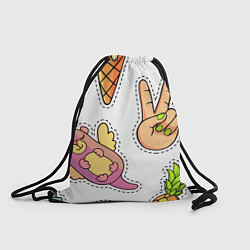 Рюкзак-мешок Emoji, цвет: 3D-принт