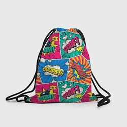 Рюкзак-мешок COMICS ART, цвет: 3D-принт