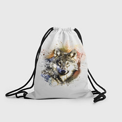 Рюкзак-мешок Wolf, цвет: 3D-принт