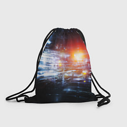 Рюкзак-мешок DIGITAL ABSTRACTION, цвет: 3D-принт