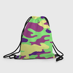 Рюкзак-мешок Камуфляж, цвет: 3D-принт