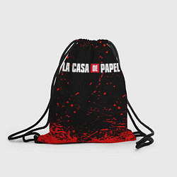 Рюкзак-мешок La Casa de Papel спина Z, цвет: 3D-принт