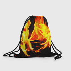 Рюкзак-мешок В ОГНЕ, цвет: 3D-принт