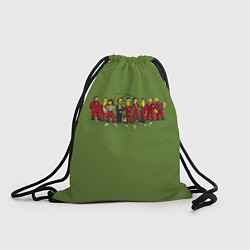 Рюкзак-мешок БУМАЖНЫЙ ДОМ, цвет: 3D-принт