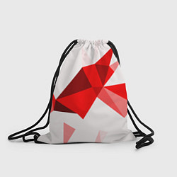Рюкзак-мешок GEOMETRY RED, цвет: 3D-принт