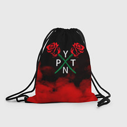 Рюкзак-мешок PYTN X ROSE, цвет: 3D-принт