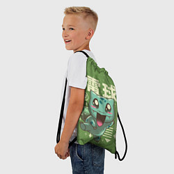 Рюкзак-мешок Bulbasaur, цвет: 3D-принт — фото 2