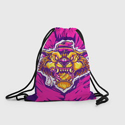Рюкзак-мешок Граффити Лев, цвет: 3D-принт