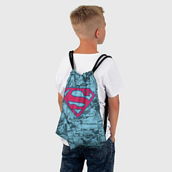 Рюкзак-мешок Man of steel, цвет: 3D-принт — фото 2