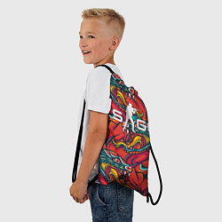Рюкзак-мешок CS GO, цвет: 3D-принт — фото 2