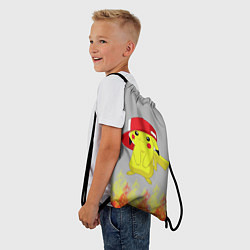 Рюкзак-мешок Пикачу, цвет: 3D-принт — фото 2