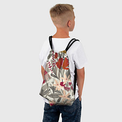 Рюкзак-мешок Полевые цветы, цвет: 3D-принт — фото 2