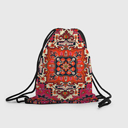 Рюкзак-мешок Бордовый ковер, цвет: 3D-принт