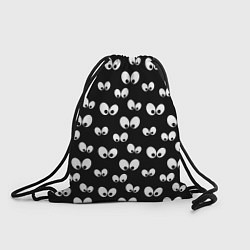 Рюкзак-мешок Глазки в темноте, цвет: 3D-принт