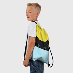Рюкзак-мешок Кот в засаде, цвет: 3D-принт — фото 2