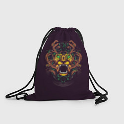 Рюкзак-мешок LION, цвет: 3D-принт