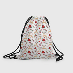 Рюкзак-мешок Рождество, цвет: 3D-принт