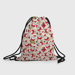 Рюкзак-мешок Санты, цвет: 3D-принт