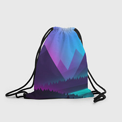 Рюкзак-мешок NEON FOREST, цвет: 3D-принт