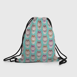 Рюкзак-мешок Совушки, цвет: 3D-принт