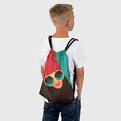 Рюкзак-мешок RETDO FACE, цвет: 3D-принт — фото 2
