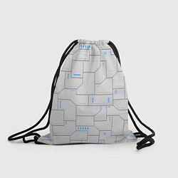 Рюкзак-мешок Супер броня Белая, цвет: 3D-принт
