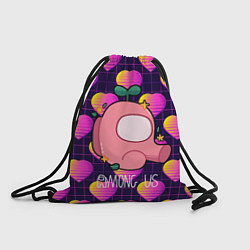 Рюкзак-мешок Among Us Girl, цвет: 3D-принт