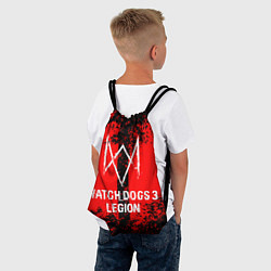 Рюкзак-мешок Watch Dogs: Legion, цвет: 3D-принт — фото 2