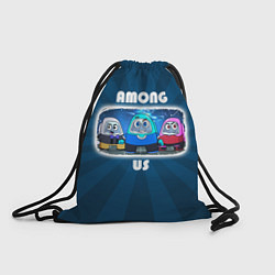 Рюкзак-мешок HAPPY AMONG US, цвет: 3D-принт
