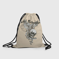 Рюкзак-мешок Крылатый череп, цвет: 3D-принт
