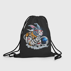 Рюкзак-мешок Кролик космонавт, цвет: 3D-принт